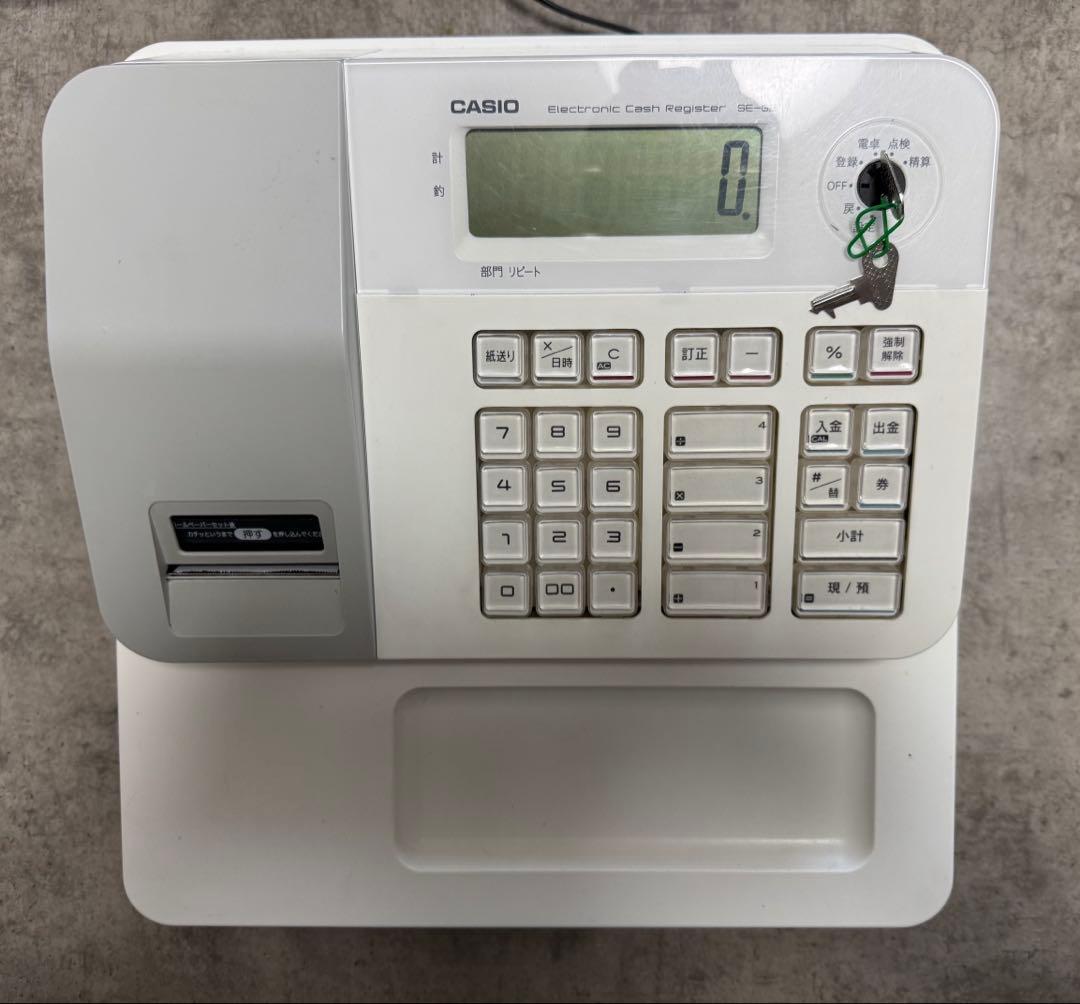 CASIO 電子レジスター SE-G2 ホワイト