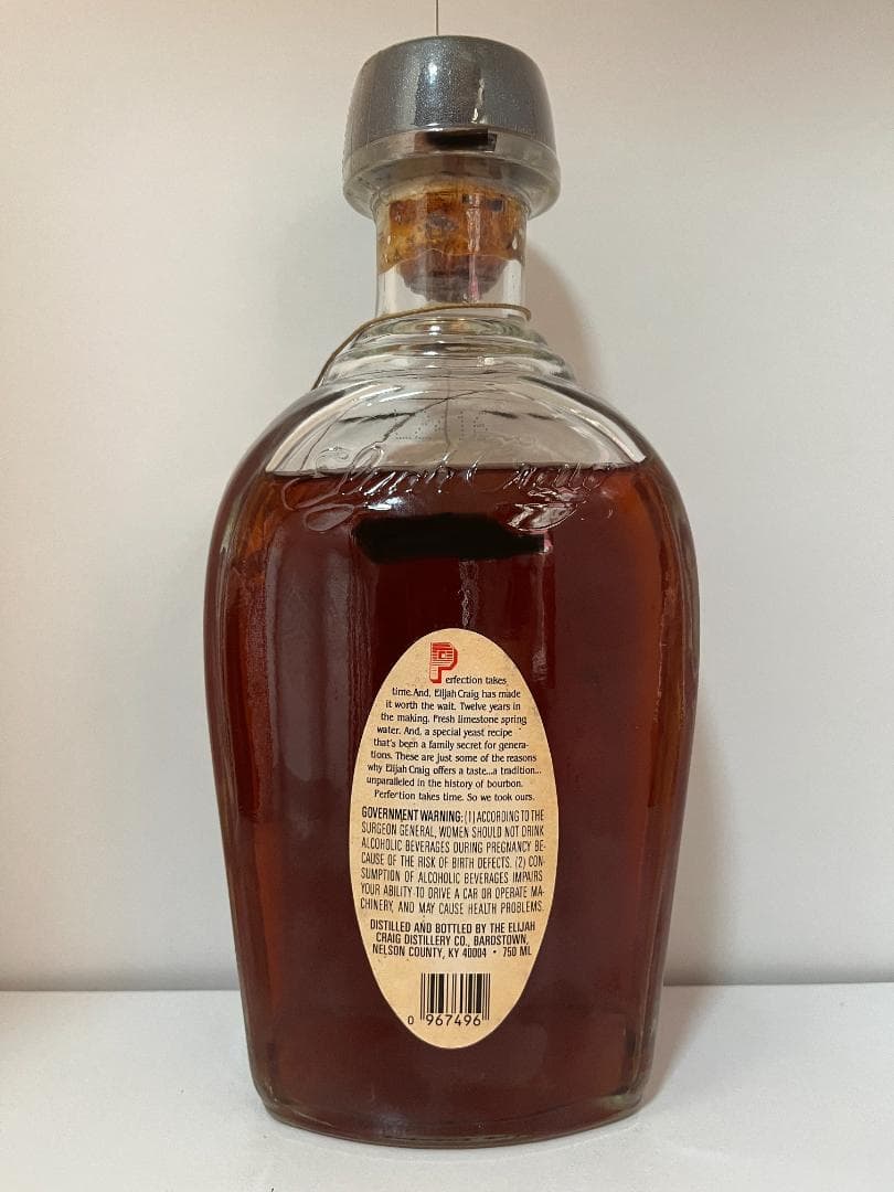 エライジャクレイグ 12年・オールドボトル