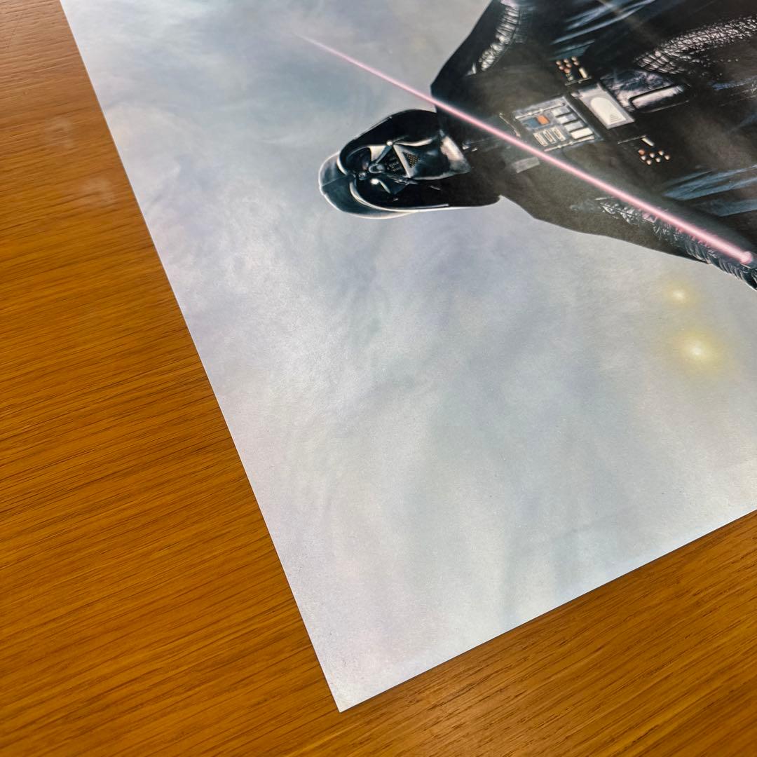 希少美品 当時物 スターウォーズ ダース・ベイダー B2映画サイズポスター