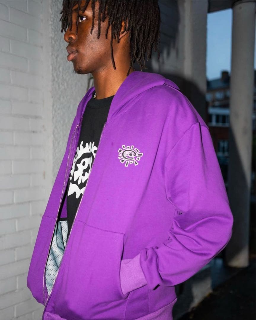 スケートボード always do what you should do zip up hood