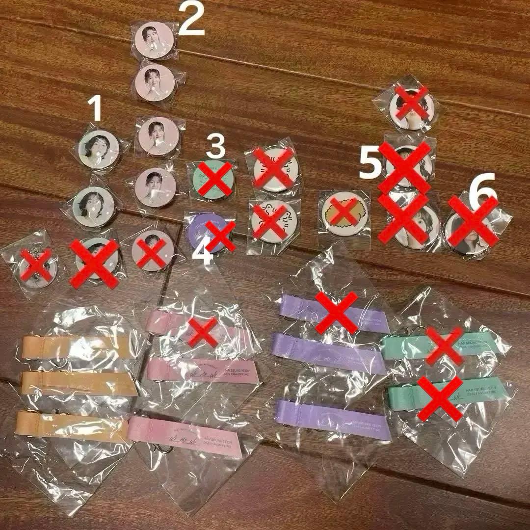 KARA ファンミーティング　ファンミ　缶バッジ　キーホルダー　コンサート