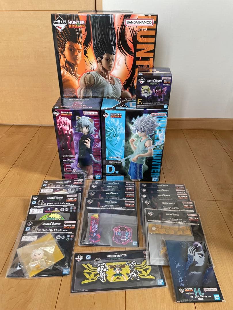 ね*ー様 1番くじハンターハンターキメラアント編 D賞、Ｅ賞、Ｆ賞、ラストワン賞