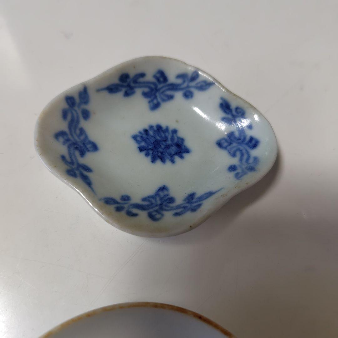 古伊万里 他豆皿 4点