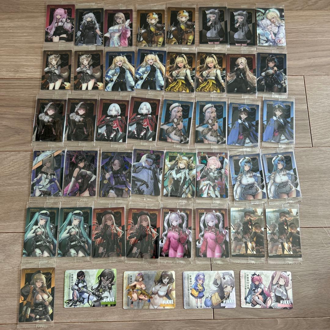 勝利の女神NIKKE ウエハースカード他45枚セット　紅蓮 マリアン