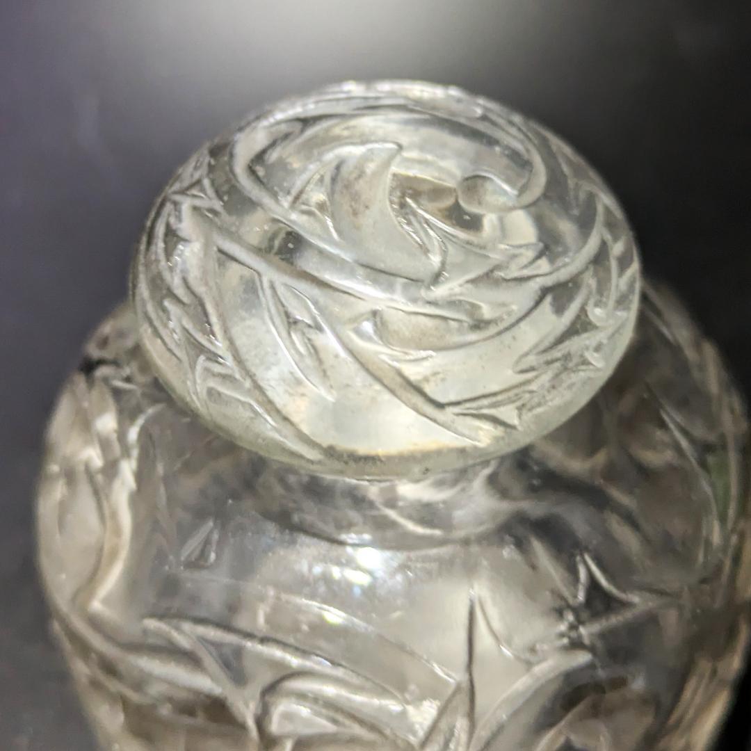 名品★ルネ・ラリック 香水瓶 エピヌ 茨 1920年 ダブルサイン グレーパチネ