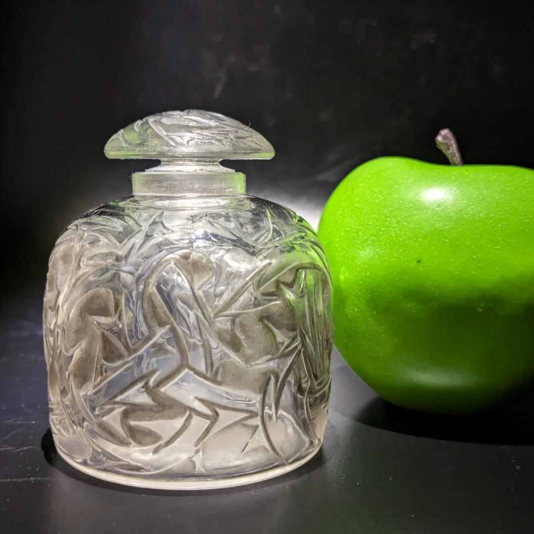 名品★ルネ・ラリック 香水瓶 エピヌ 茨 1920年 ダブルサイン グレーパチネ