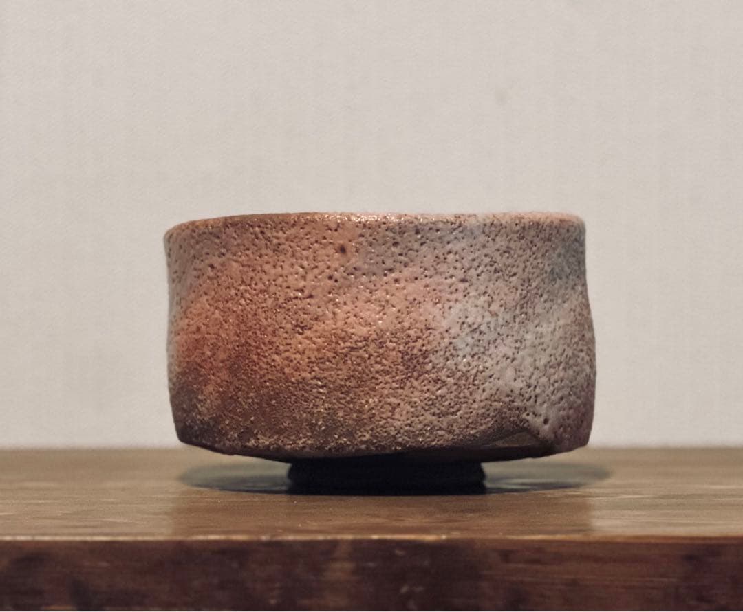 桃山〜江戸初期　大名品　紅志野茶碗