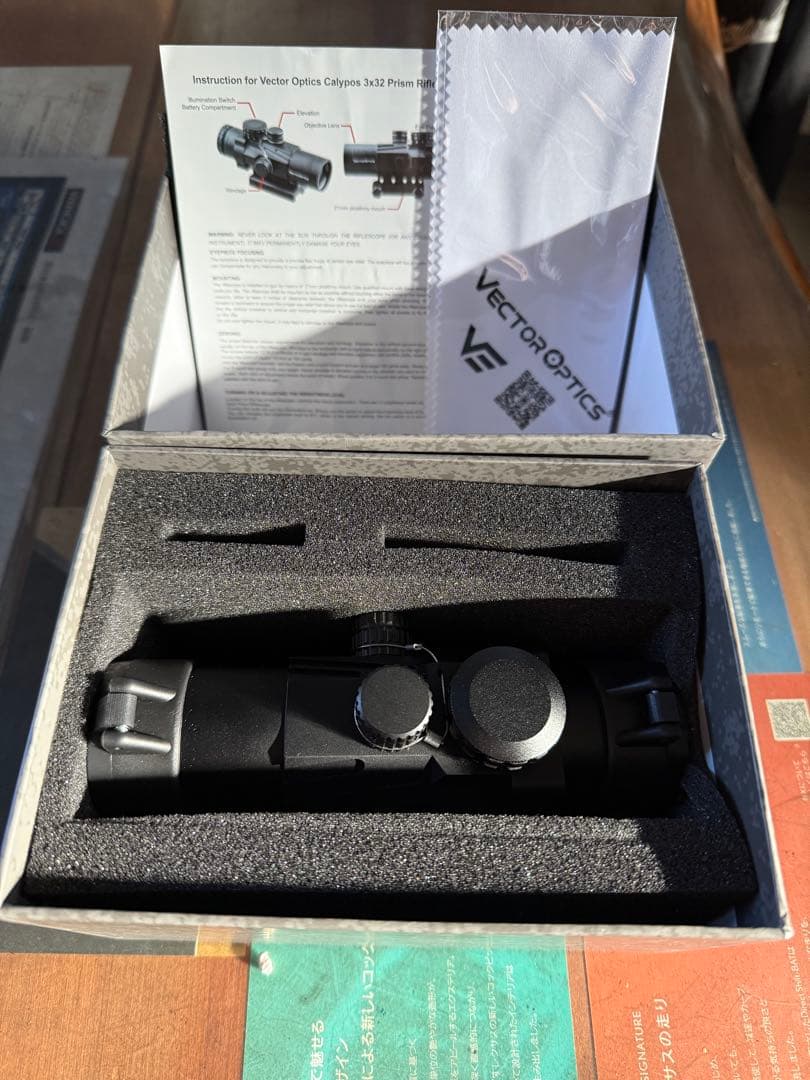 VECTOROPTICS CALYPOS 3X32 スコープ　ゲーム未使用品