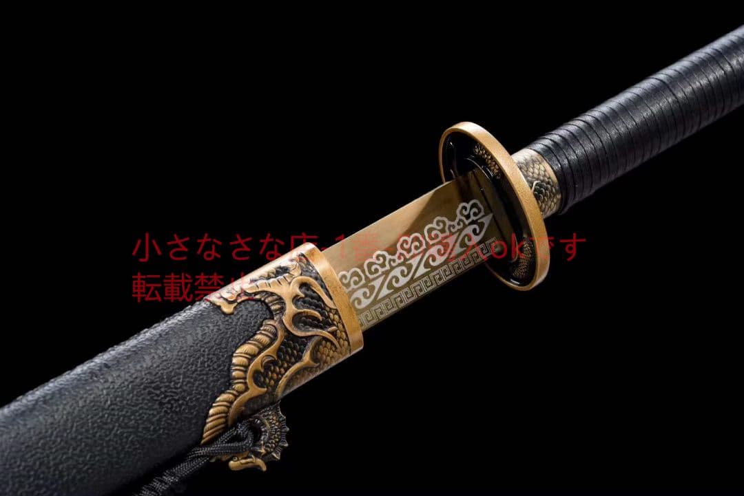 金竜が玉を吐く 古兵器 武具 刀装具 日本刀 模造刀 居合刀
