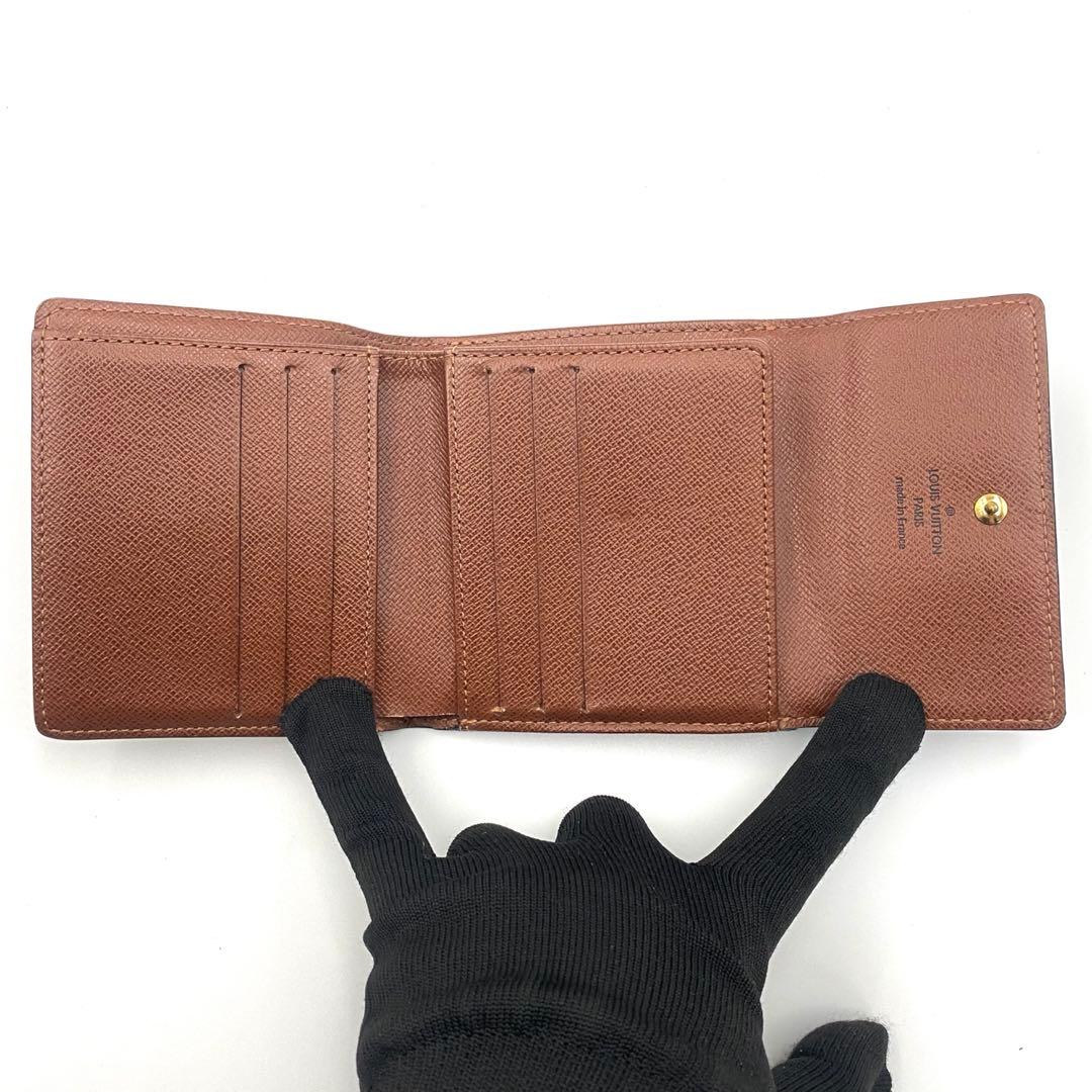 【極美品】ルイヴィトン モノグラム ポルトモネビエ カルトクレディ 三つ折り財布
