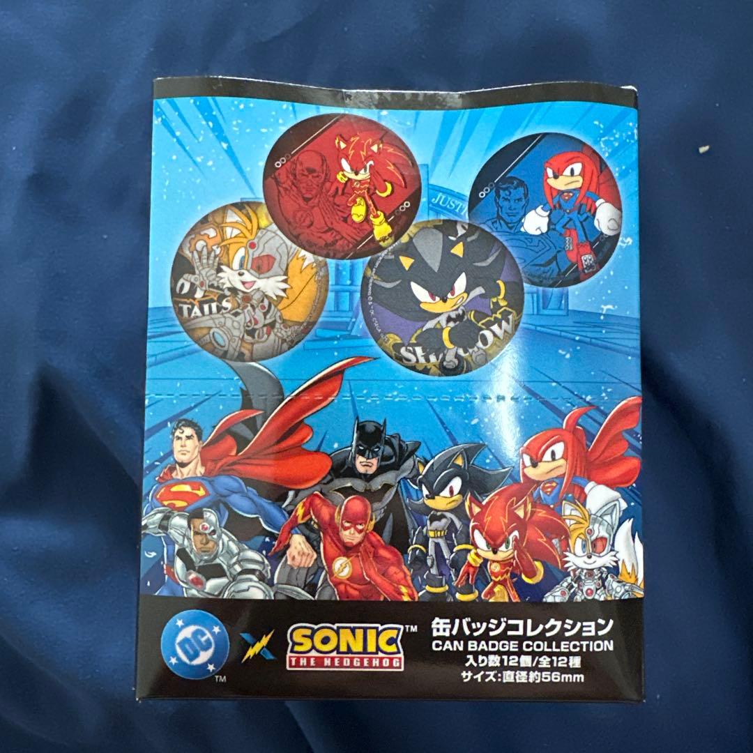 ソニック　DCコミックス　缶バッジコレクション　TGS限定