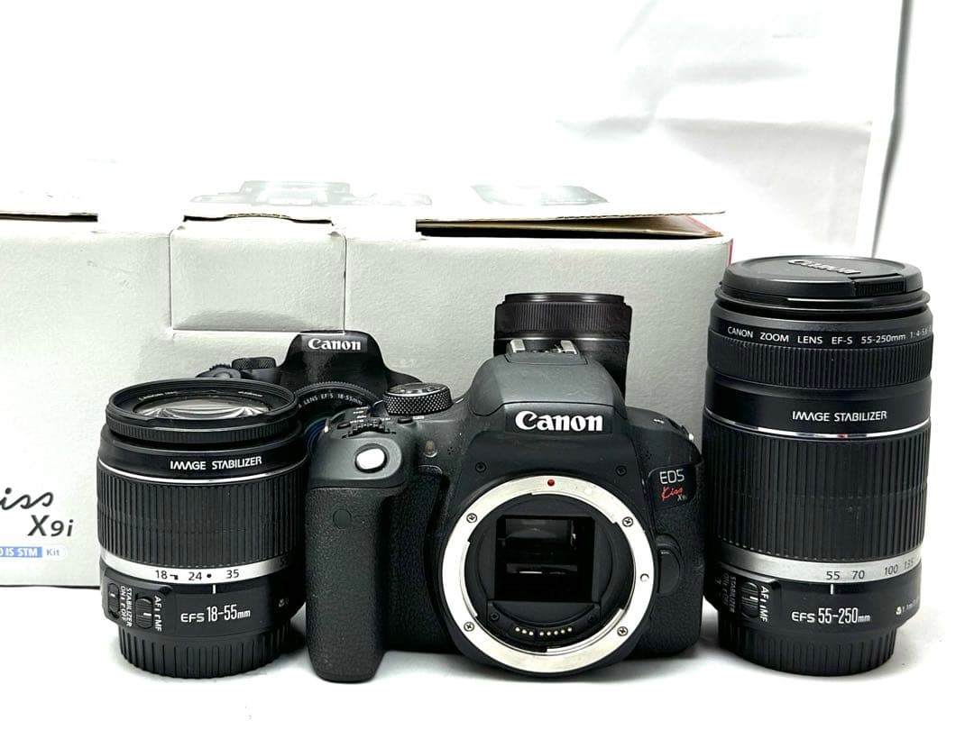 Canon EOS Kiss X9i 本体 + 2本レンズセット