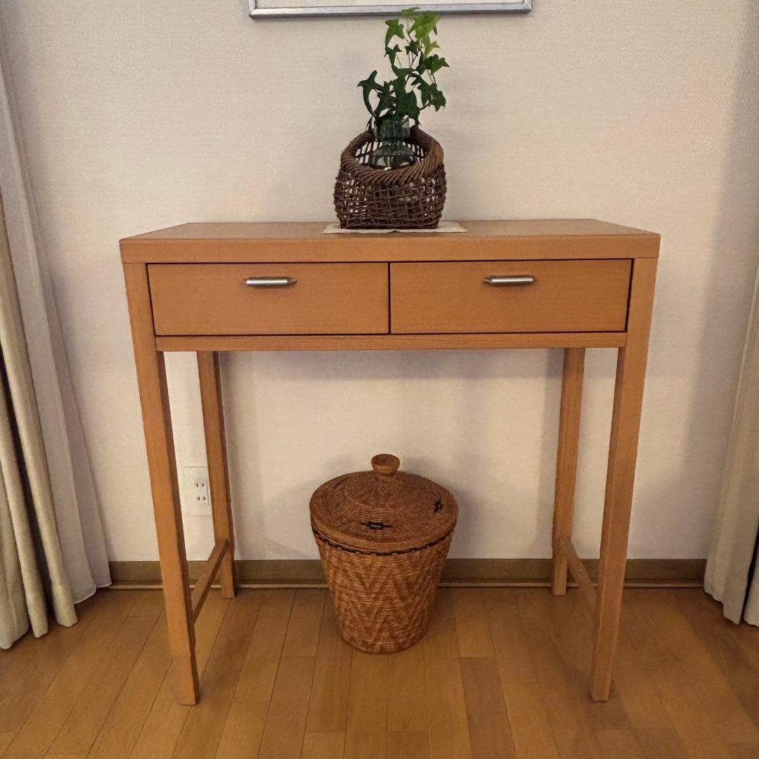 奈良市引き取り可★ カンディハウス コンソールテーブル　旭川家具 北欧スタイル