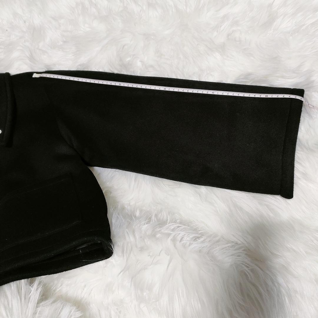 未使用☆和田颯 how Melton Coat Black 002 Da-iCE