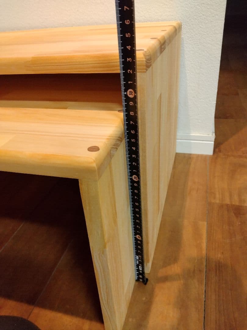 木製　ハンドメイド　オーダー　コの字　ラック　棚　シェルフ　キヌカ　水槽台