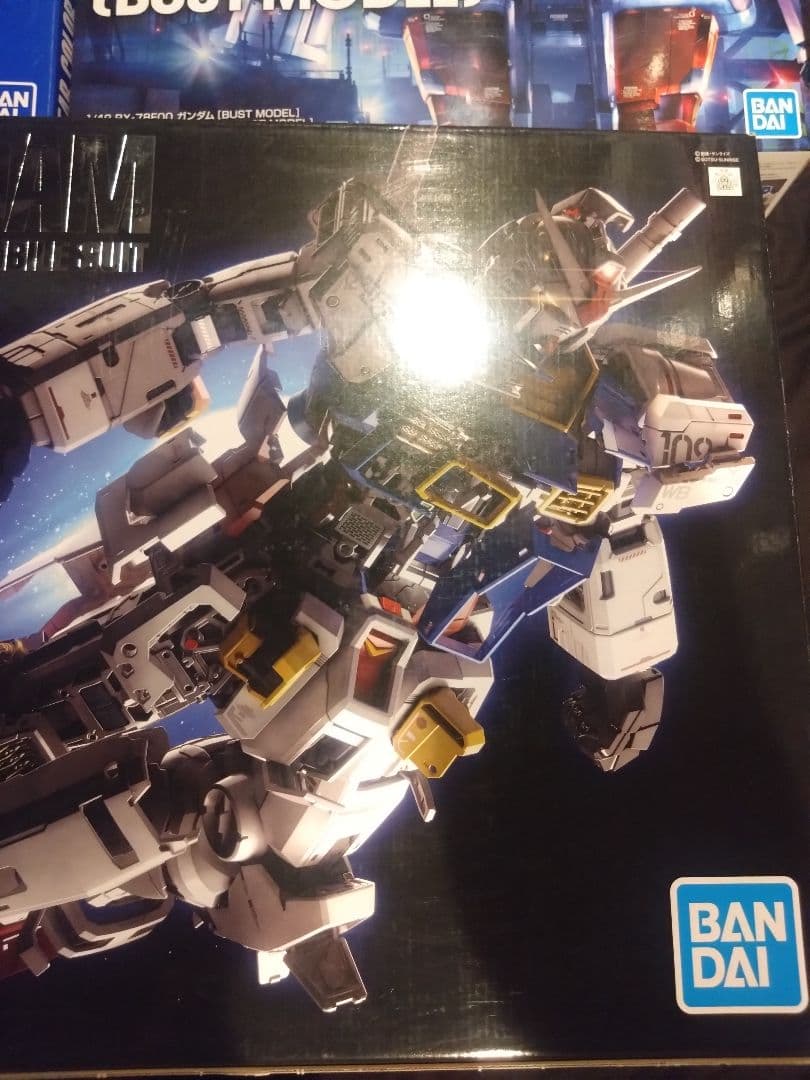 PGU ガンダム　クリアボディ　横浜ガンダム　バストモデル　未組立