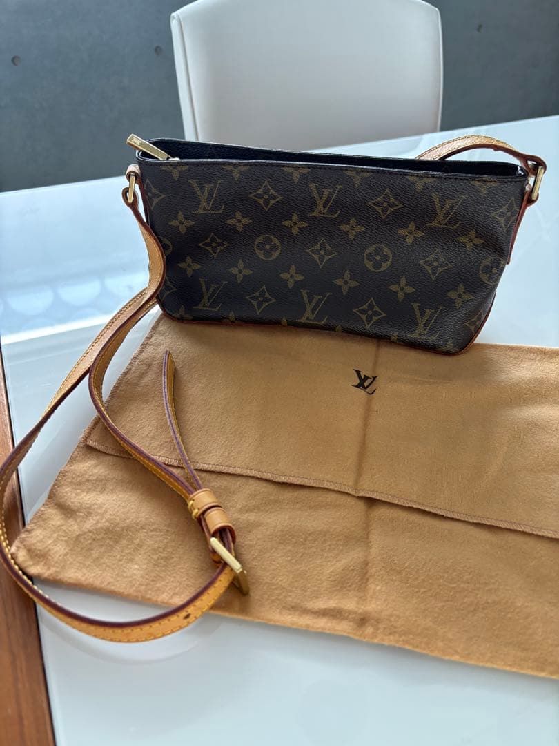 【正規品】ルイ・ヴィトン モノグラム トロター ショルダーバッグ ヴィンテージ