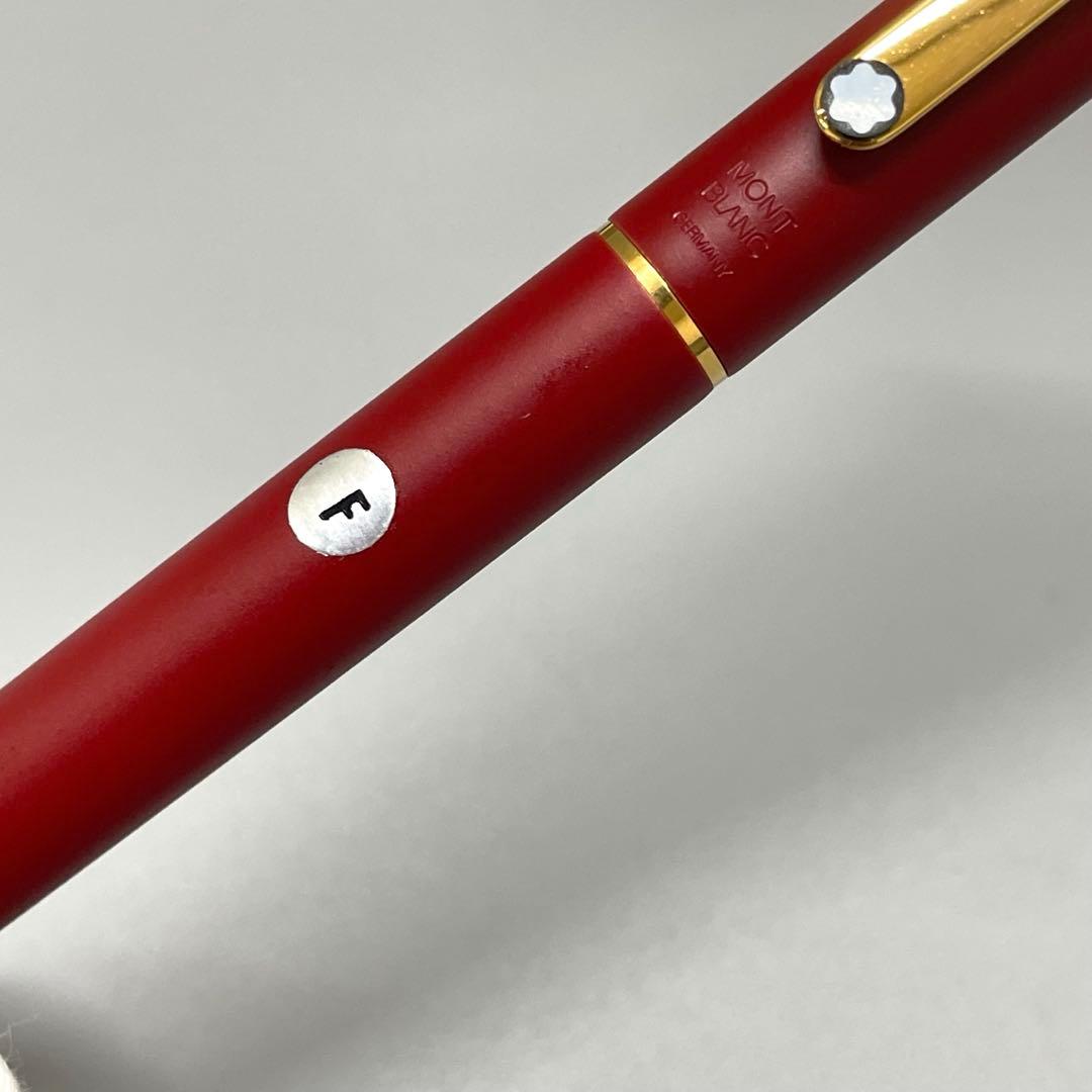 MONT BLANC モンブラン 未使用 万年筆 Sライン レッド ゴールド