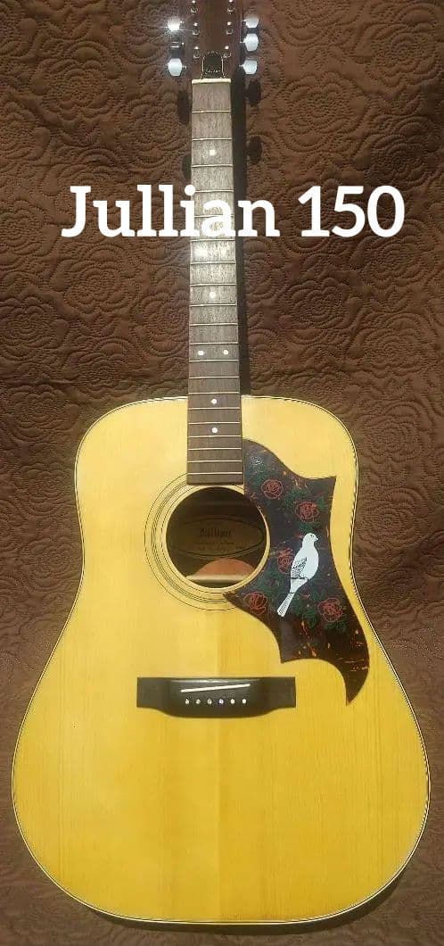 希少 Jullian 150 黒澤楽器 アコースティックギター ハードケース付