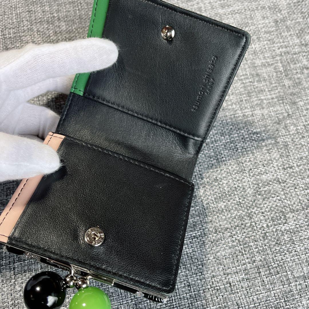 TSUMORI CHISATO ツモリチサト 財布 エナメル 黒 がま口