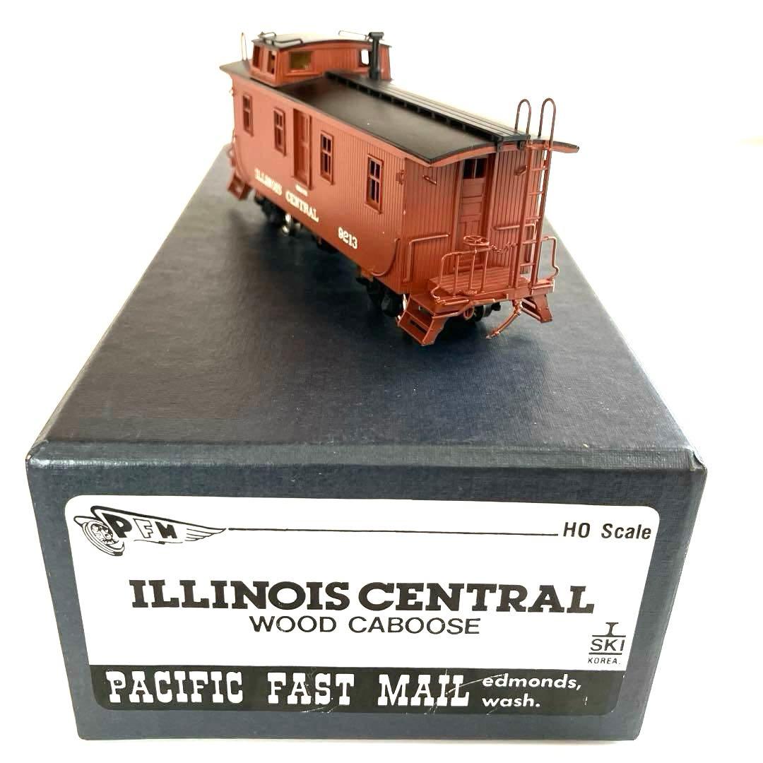 鉄道模型 PFM ILLINOIS CENTRAL WOOD CABOOSE 9213