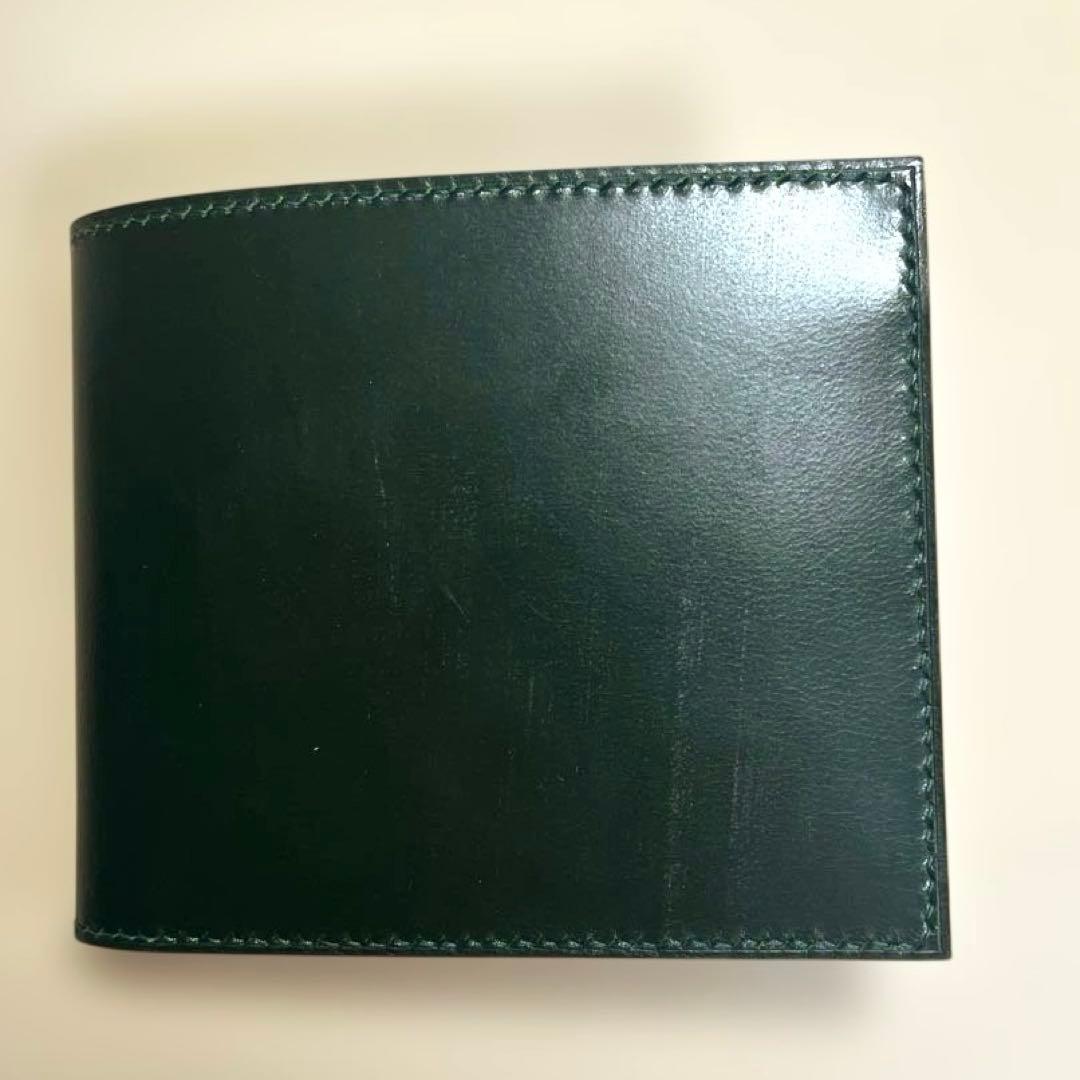 しもん様オーダー品　二つ折り財布　ブライドルレザー　ヌメ革　ハンドメイド