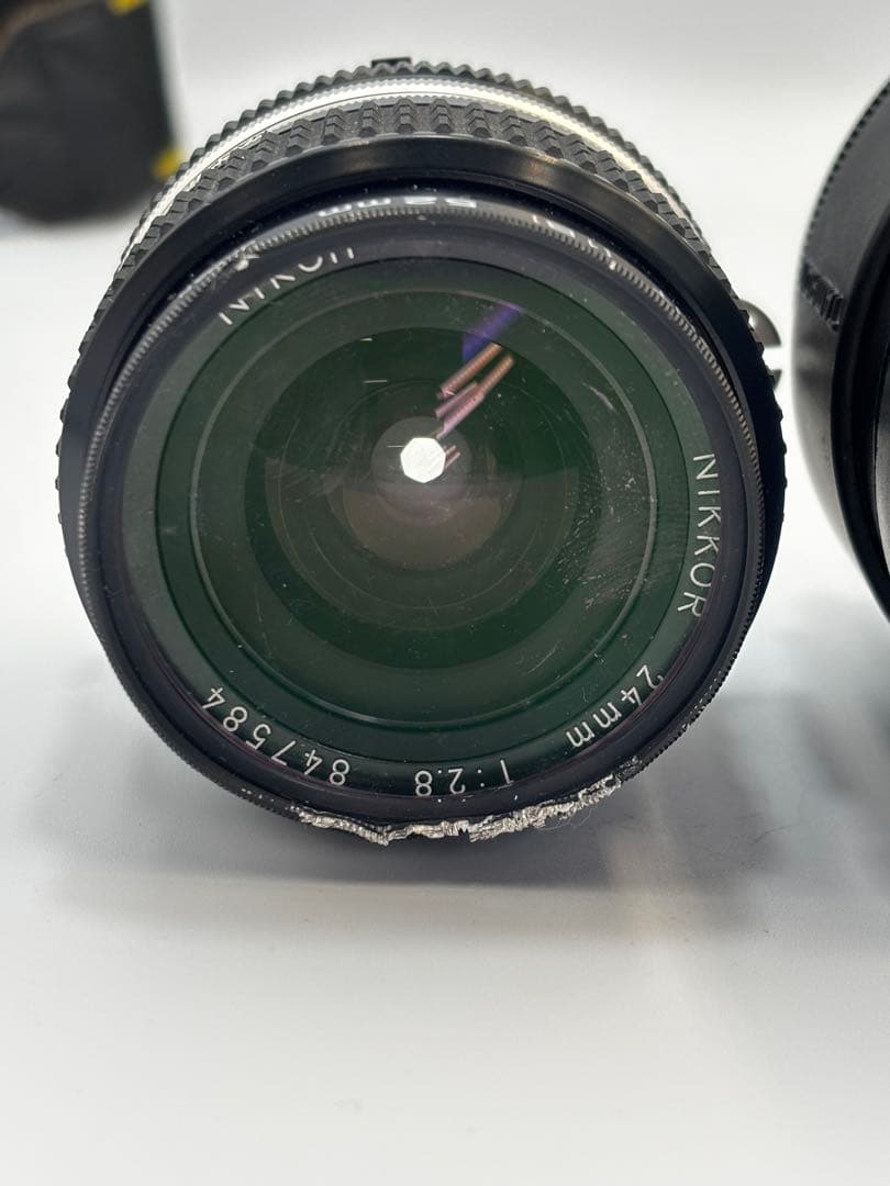 Nikon ニコン フィルム一眼レフカメラ FM2 ブラック レンズ2個セット