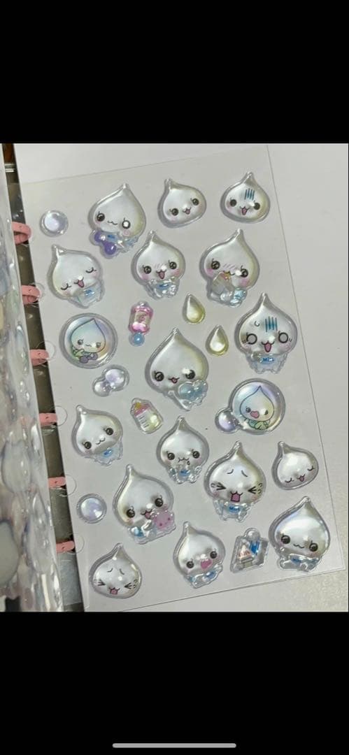 まとめ売り 79枚　ボンボンドロップシール プチドロップシール帳完成品バインダー