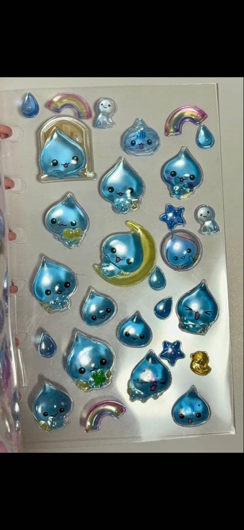 まとめ売り 79枚　ボンボンドロップシール プチドロップシール帳完成品バインダー