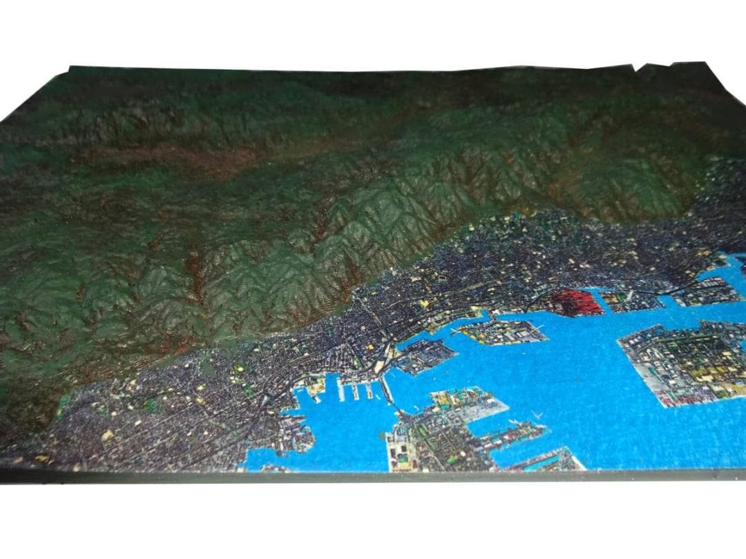 六甲山　山岳模型　神戸　　ケースサイズ319mm×240mm×61mm