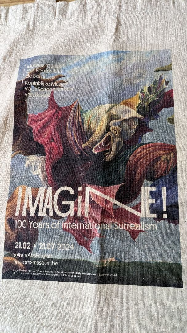 限定プレミアムトートバッグ シュルレアリスム　100年記念グッズ