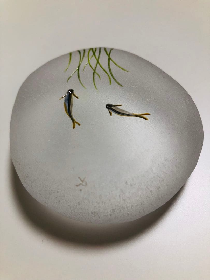 久保裕子　石文鎮　ガラス　新品