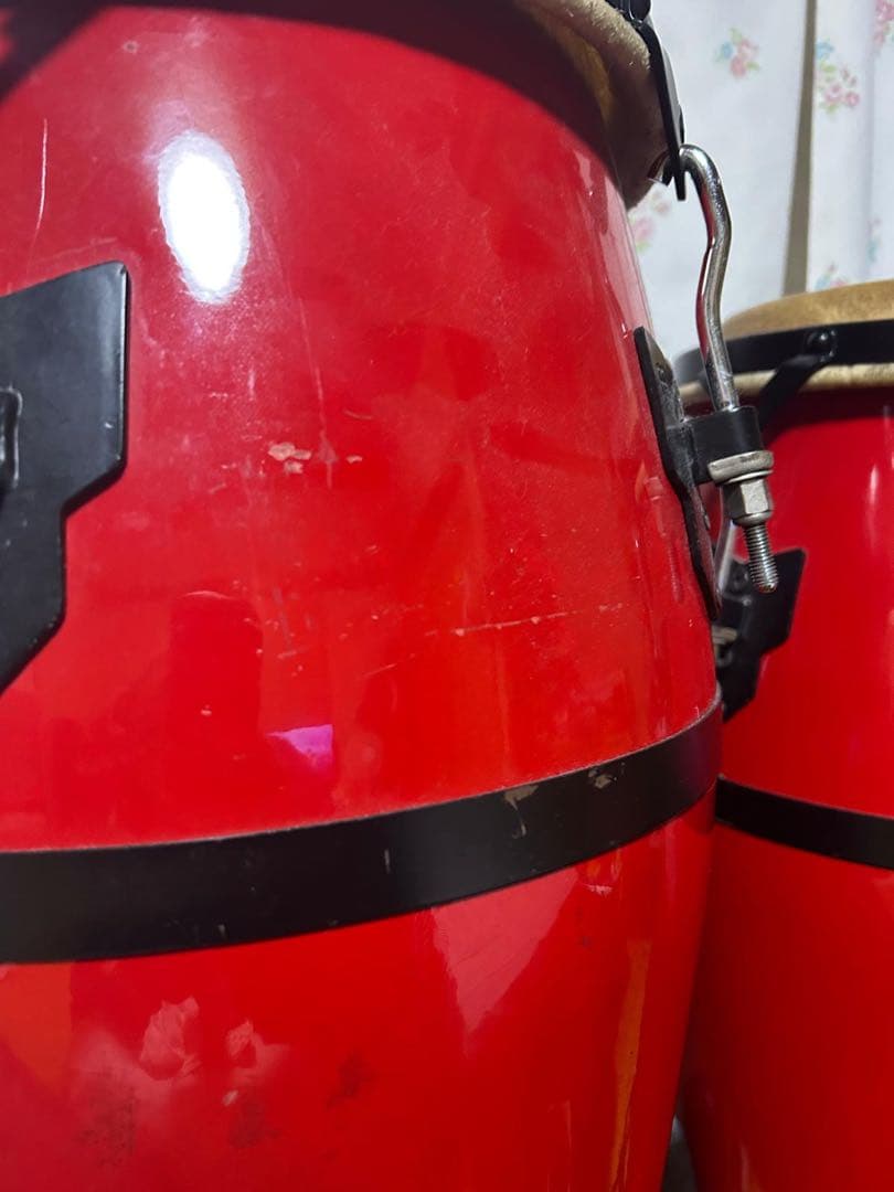 MEINL コンガ 2台 セット レッド