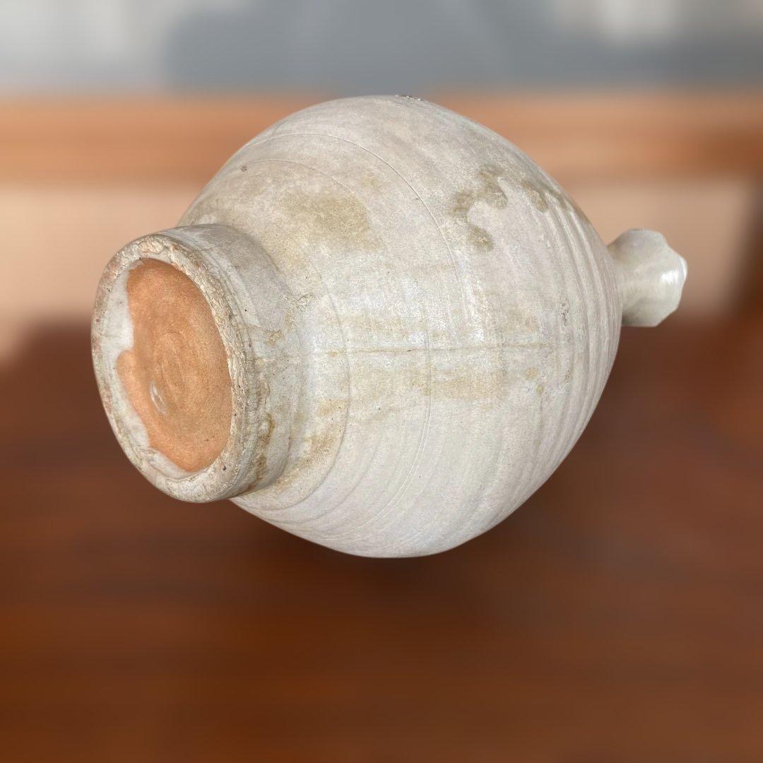 李朝初期粉引徳利