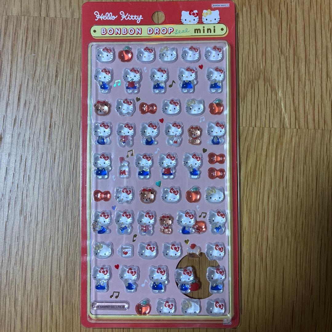正規品　サンリオ ボンボンドロップシール ミニ 8点コンプリートセット