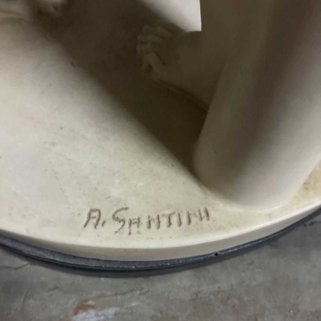 A SANTINI ギリシャ神話 三美神像 裸婦像 西洋彫刻 ITALY