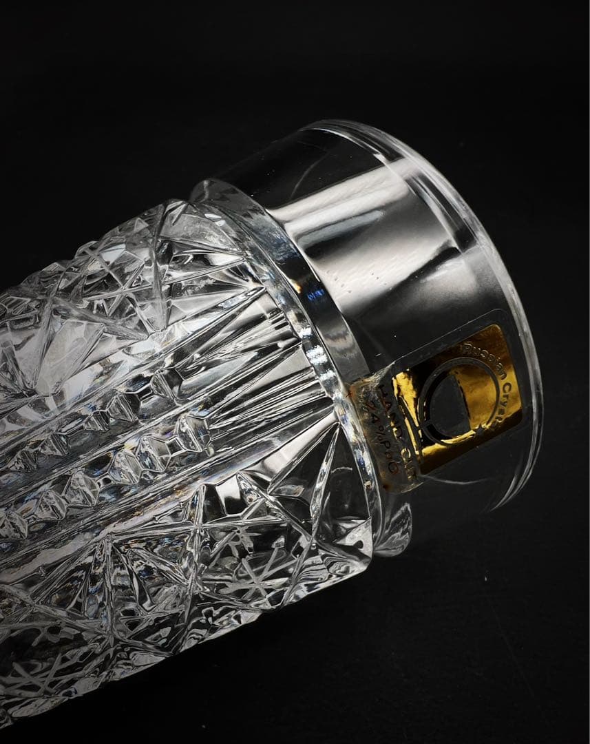 希少品 Russian Crystal Hand Cut ワイングラス酒器
