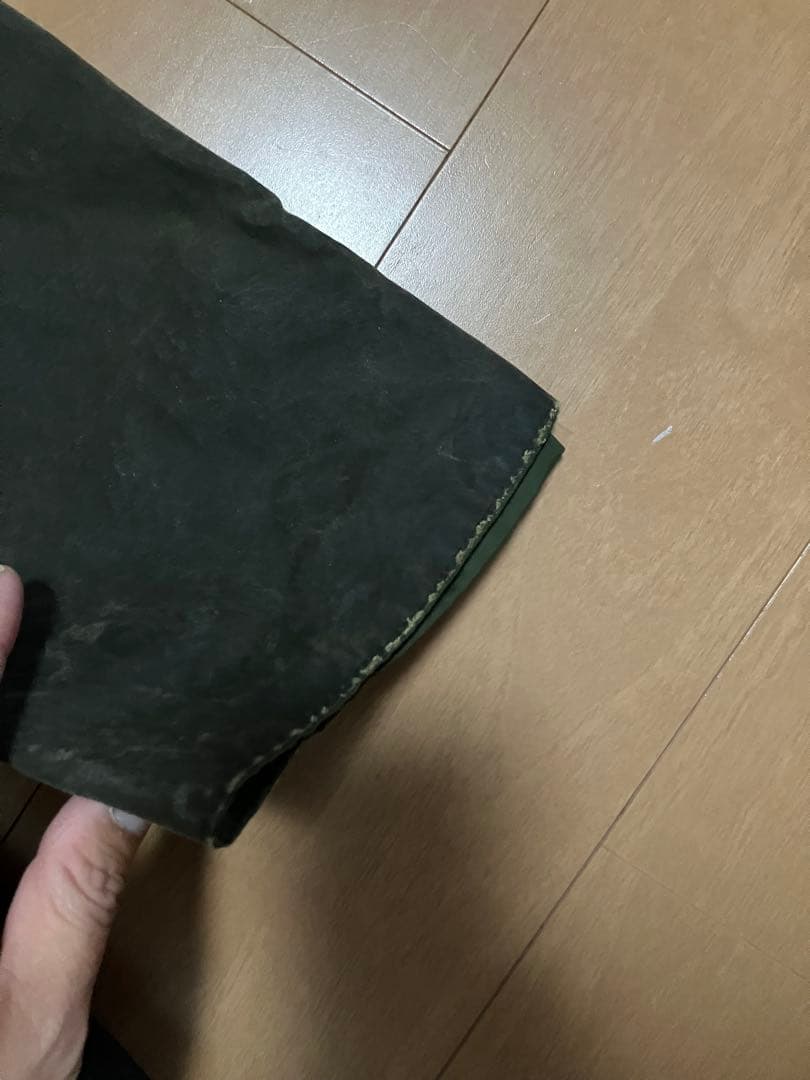 ケ*ン様 Barbour borderボーダー　40 L セージ　グリーン　リプ