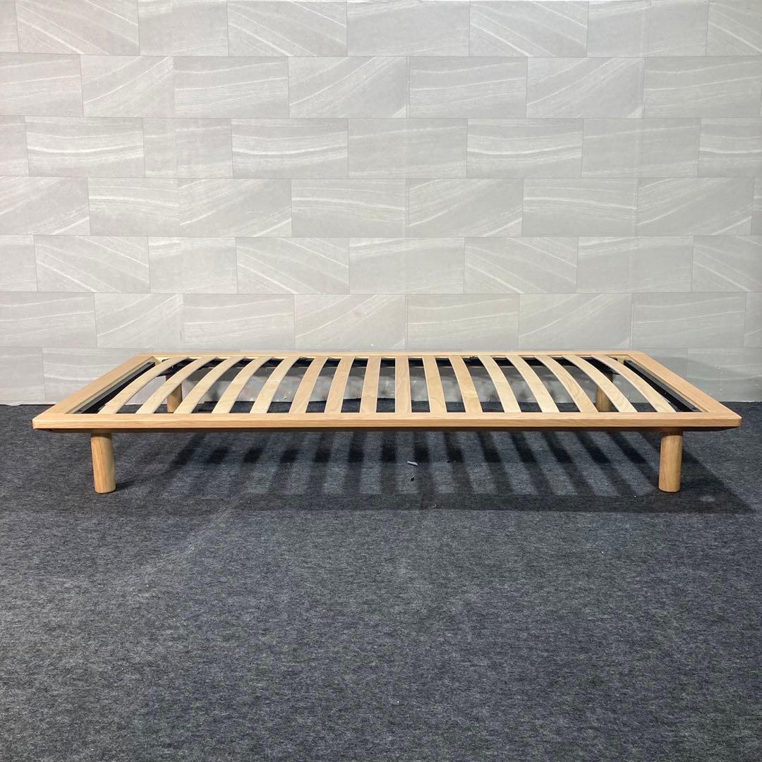 MUJI 無印良品 無印 ベッドフレーム シングル 天然木 美品 d3412