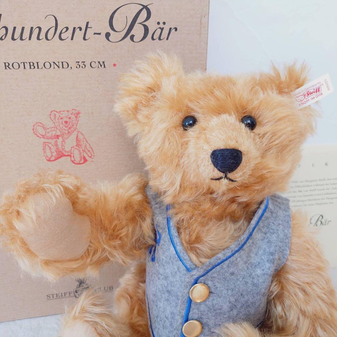 限定品❗️Steiff シュタイフ　クラブエディション センチュリー テディベア