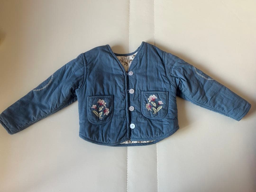 lali kids リバーシブル 刺繍 ジャケット