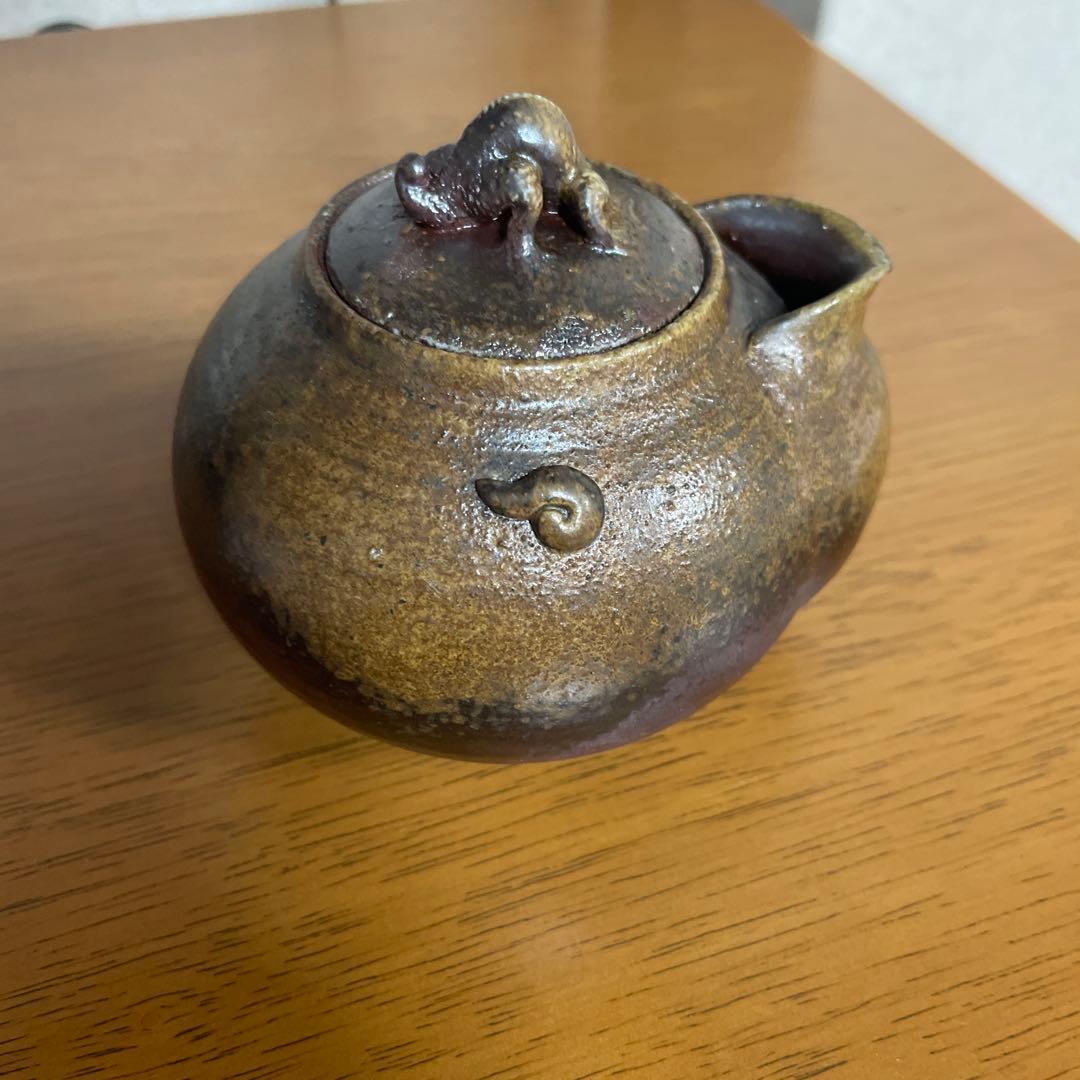 備前焼 宝瓶 竜のつまみ