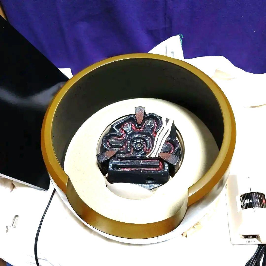 F422b唐銅、面取風炉、電熱式、うち6番