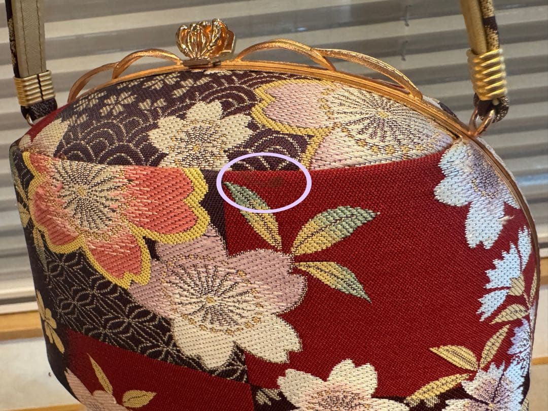 【みろく】【ほぼ新品】和装　バッグ　ハンドバッグ　和服 成人式　草履