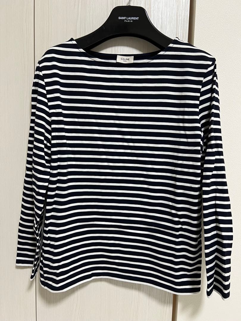 CELINE ボーダーカットソー