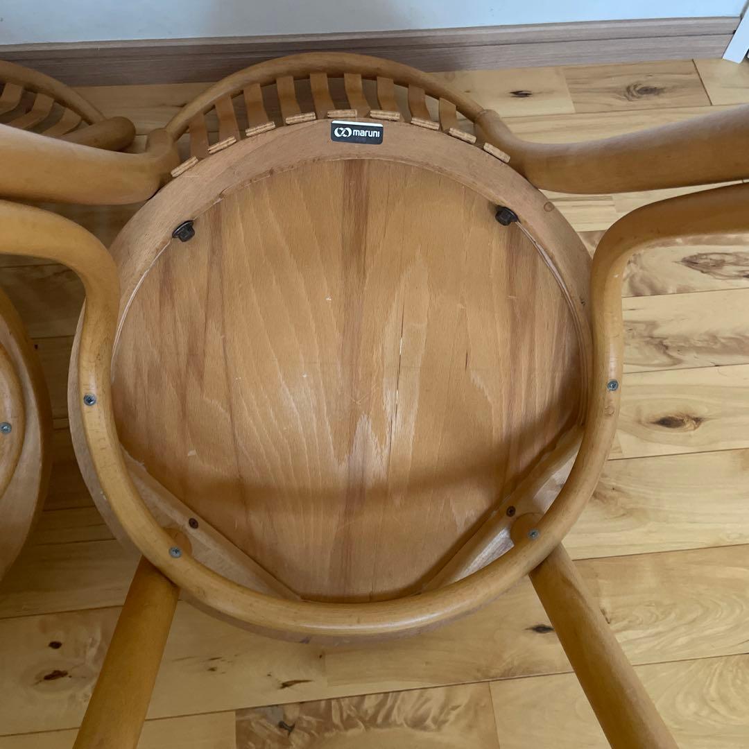 マルニ木工　maruni トーネットチェア ベントウッドチェア 曲木 3脚セット