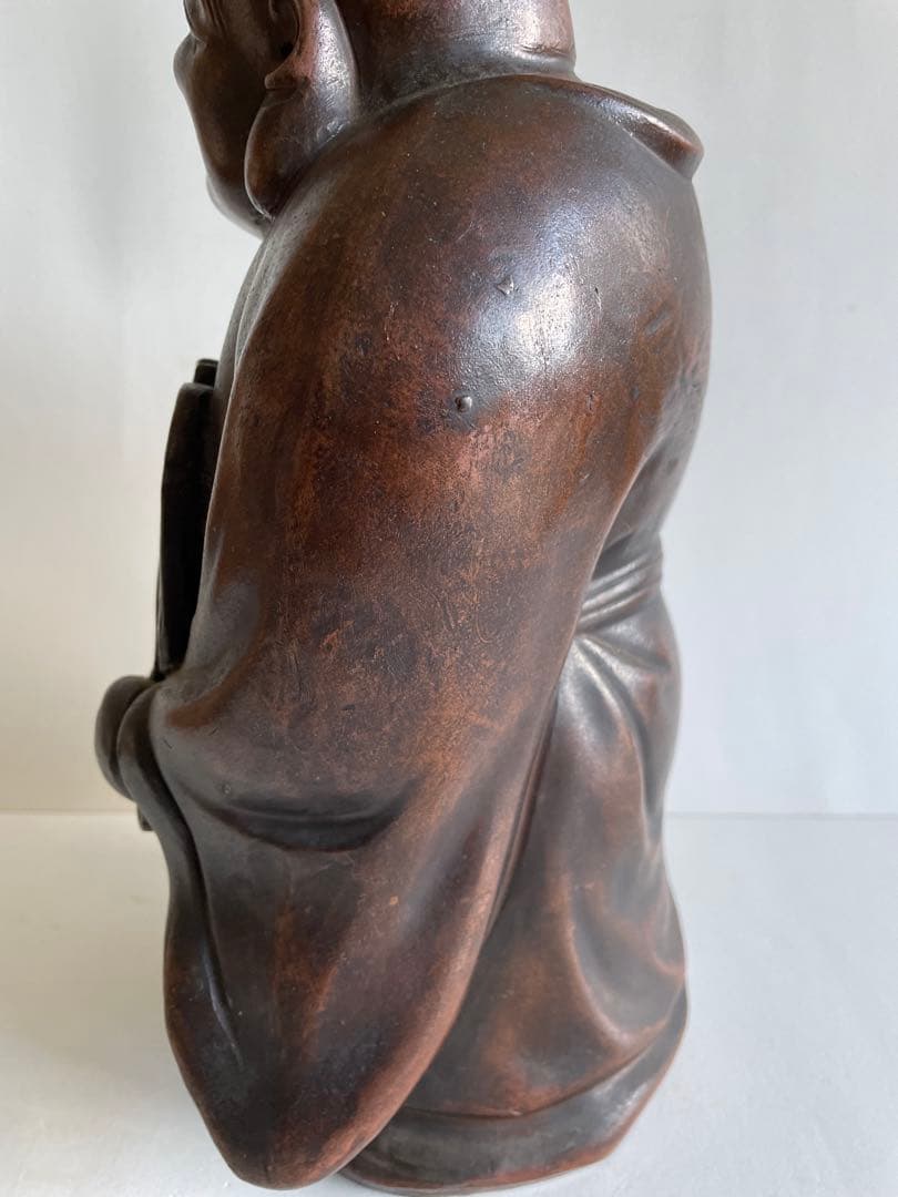 古備前　備前焼　布袋　縁起物　　置物　飾り物　焼物