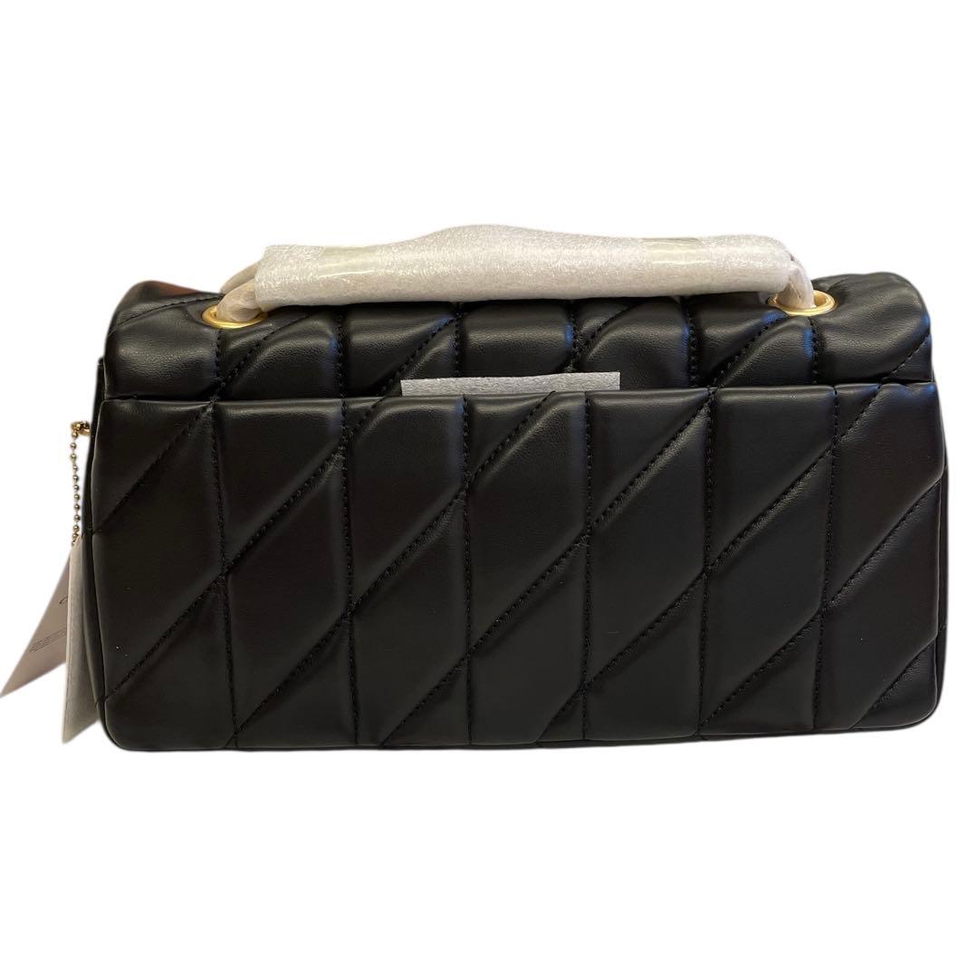 【新品】COACH/コーチ/タビー/キルティング/ショルダーバッグ/黒/2way