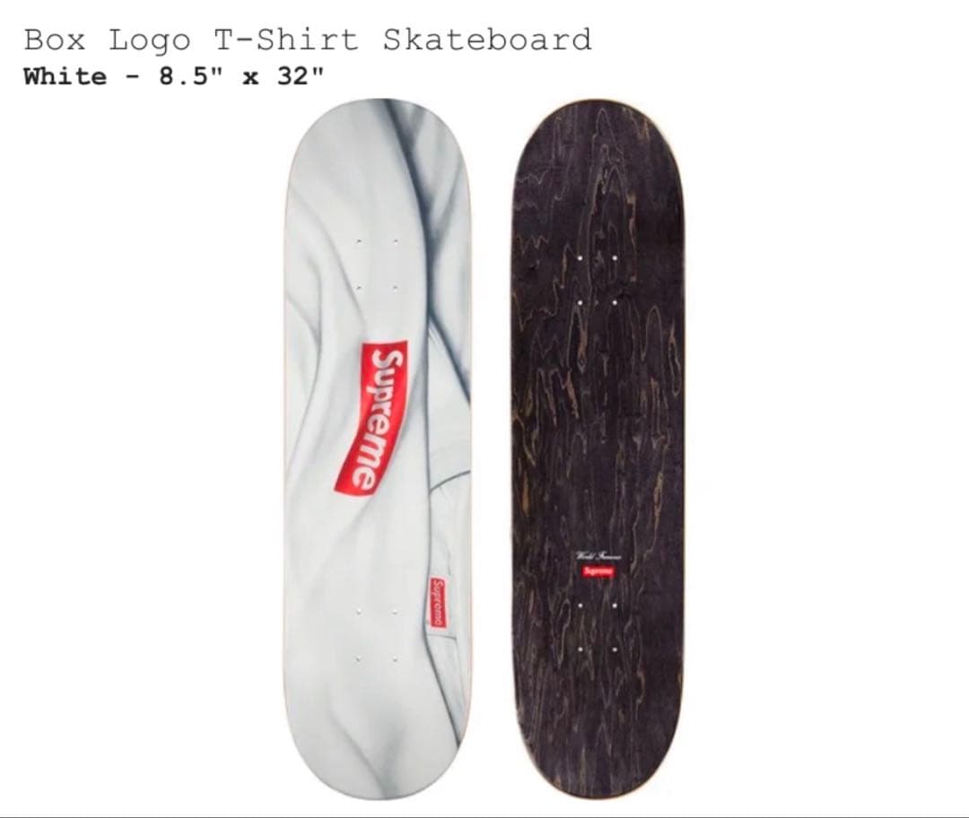 スケートボード Supreme Box Logo T-Shirt Skateboard 22FW