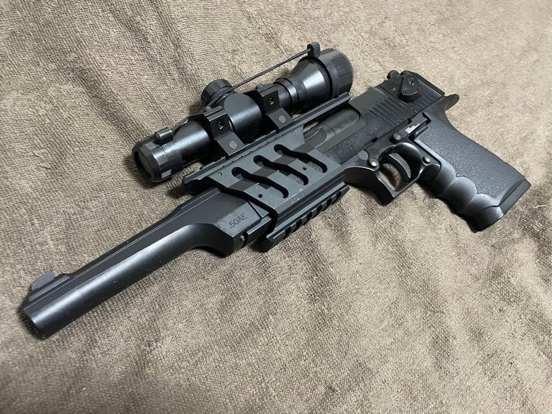 東京マルイ ガスブロ デザートイーグル.50AE 10インチバレル カスタム